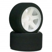 1/8 Front Light Weight White Rims (3)